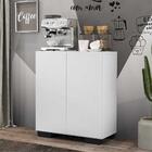 Aparador Cantinho Do Café Com Pés Quadrados E 2 Portas Multim