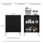 Aparador Cantinho Do Café Com Pés Retrô E 2 Portas Multimóvei