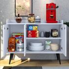 Aparador Cantinho Do Café Com Três Portas Wood New Branco