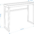 Aparador Cantinho Do Café Slim C/ Bandeja Off-white