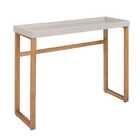 Aparador Cantinho Do Café Slim C/ Bandeja Off-white