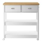 Aparador Carrinho Café 2 Gavetas 85 Cm Ba135 Dtall