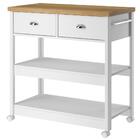 Aparador Carrinho Café 2 Gavetas 85 Cm Ba135 Dtall