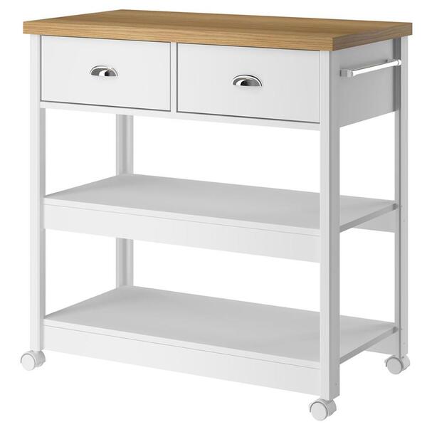 Aparador Carrinho Café 2 Gavetas 85 Cm Ba135 Dtall