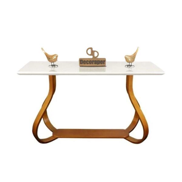 Aparador Cebola Com Tampo Em Laca Vidro 120cm Branco