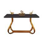 Aparador Cebola Com Tampo Em Laca Vidro 140cm - Preto