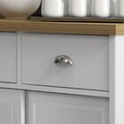 Aparador Chá 2 Portas De Correr 2 Gavetas Ba-145 Denver Branco