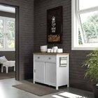 Aparador Chá 2 Portas De Correr 2 Gavetas Ba-145 Denver Branco