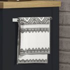 Aparador Chá 2 Portas De Correr 2 Gavetas Ba-145 Denver Preto