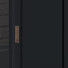 Aparador Chá 2 Portas De Correr 2 Gavetas Ba-145 Denver Preto