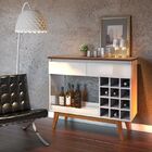 Aparador Classic Ad 1.13 Freijó Com Off White - Imcal Móveis