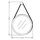 Aparador Classic Com Espelho Decorativo Adnet 67cm Hi01 Off W