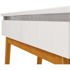 Aparador Classic Pés Em Madeira - Off White