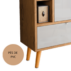 Aparador Classic Uma Gaveta Duas Portas E Pés Palitos - Jm3 M