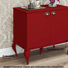 Aparador Clássico 2 Portas - Vermelho