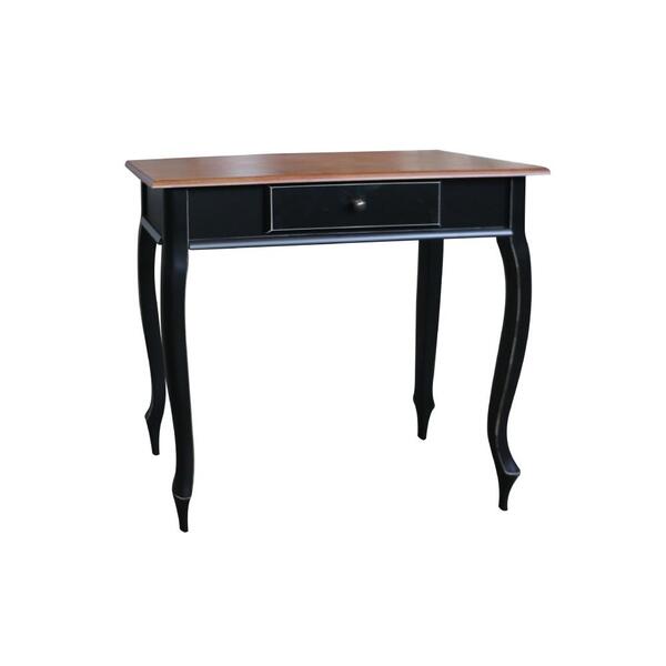 Aparador Clássico Com 1 Gaveta - Preto Provençal/imbuia