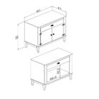 Aparador Colonial Com 1 Gaveta E 2 Portas Mb1012 Mel Petrole