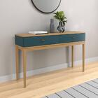 Aparador Colonial Com 2 Gavetas Mdp 136x41x83cm Mel Petroleo