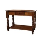 Aparador Colonial De Madeira Com Pés Torneados E 1 Gaveta Mey