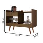 Aparador Com 1 Gaveta E 2 Prateleiras Rennes Canela