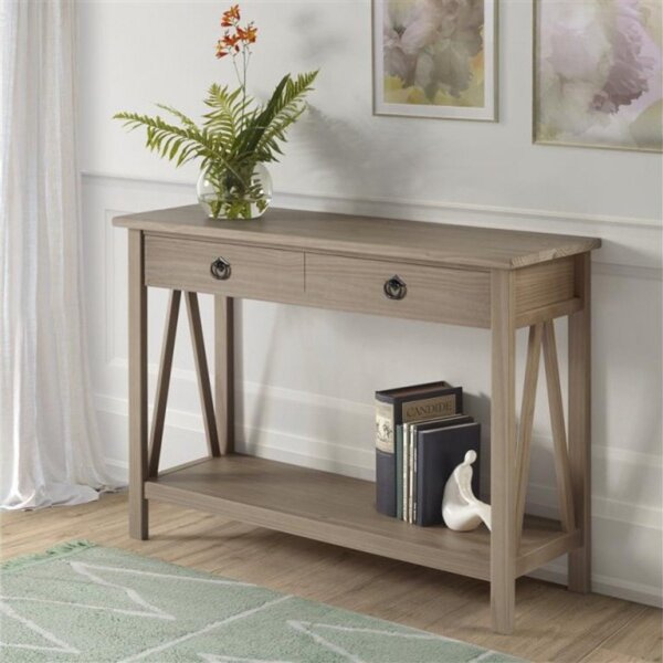 Aparador Com 1 Gaveta Em Madeira Escovada Coleção Titian Carv