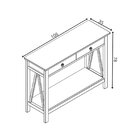 Aparador Com 1 Gaveta Em Madeira Escovada Coleção Titian Carv