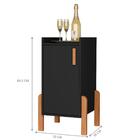 Aparador Com 1 Porta Orlando Preto