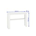 Aparador Com 1 Prateleira Branco