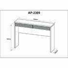 Aparador Com 2 Gavetas Tecnomobili Capuccino