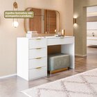 Aparador Com 5 Gavetas E Porta Objetos Vita Yescasa Branco