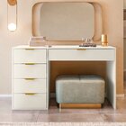 Aparador Com 5 Gavetas E Porta Objetos Vita Yescasa Off White