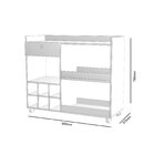 Aparador Com Adega 6 Nichos 1 Gaveta 2 Prateleiras Balé  Off