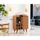 Aparador Com Adega Bar Estilo Retrô 1 Porta Lulu Freijo
