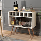 Aparador Com Adega Bar Lorenzo Varias Cores - Jm - Off White