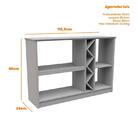 Aparador Com Adega Isis - Pr Móveis