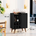 Aparador Com Adega Moon Preto