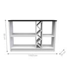 Aparador Com Adega Pioneers Off White Preto