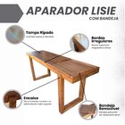 Aparador Com Bandeja Lisie Marrom