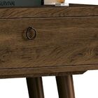 Aparador Com Bandeja Retrô Linus Nogal - Edn Móveis