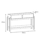 Aparador Com Duas Gavetas Lizz Branco/cedro