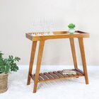 Aparador Com Espelho Madeira Maciça Cravo Pinhão