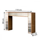 Aparador Com Espelho Mdf Ônix Cel Móveis