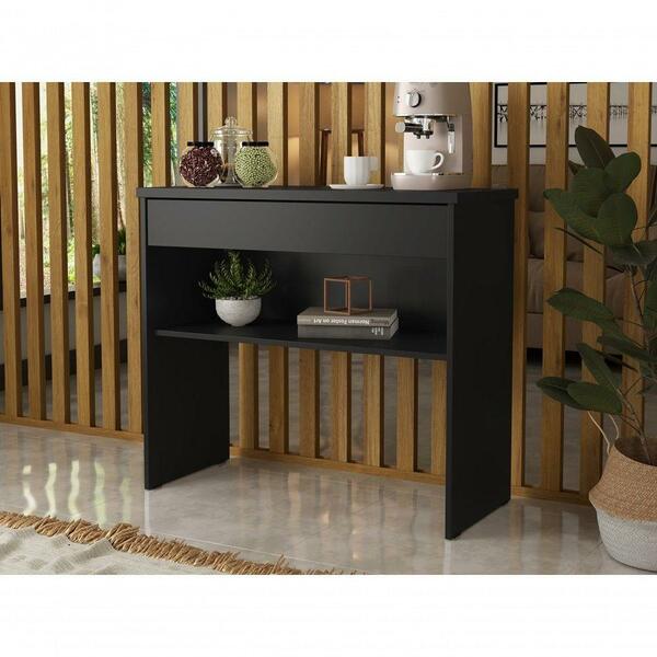 Aparador Com Gaveta Max - Preto Fosco