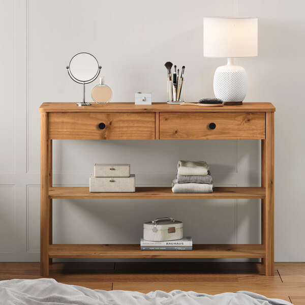 Aparador Com Gavetas Estreito Moderno Freijó Apoana