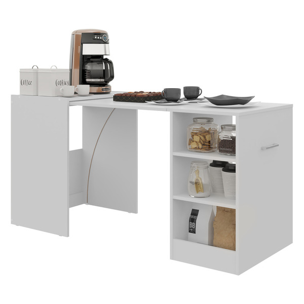 Aparador Com Mesa Dobrável Multimóveis Cantinho Do Café Ibiza