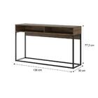 Aparador Com Nicho Madeirado E Tubos Pretos