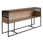 Aparador Com Nicho New Hanover E Preto 160 Cm - D'rossi