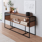 Aparador Com Nicho New Hanover E Preto 160 Cm - D'rossi