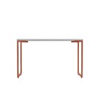 Aparador Com Pés Em Metal Porto Espresso Móveis Branco/cobre