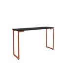 Aparador Com Pés Em Metal Porto Espresso Móveis Preto/cobre